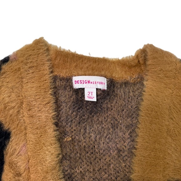 Toddler Girl 2T Sweater Bundle Lot Black Leopard Pink Soft Knit - Picture 14 of 16